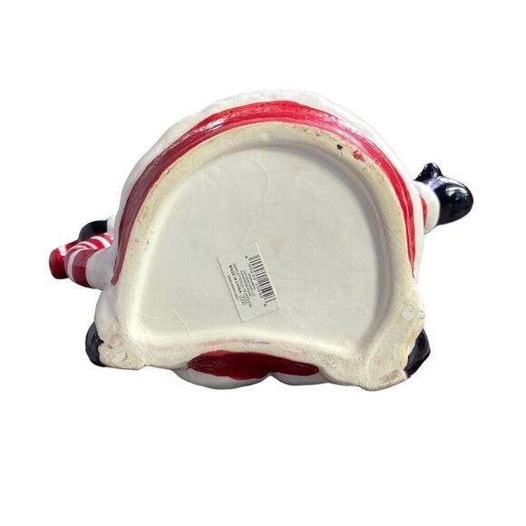 Vintage Santa Clause Christmas Teapot Hat Lid Handle Pour - Picture 9 of 9